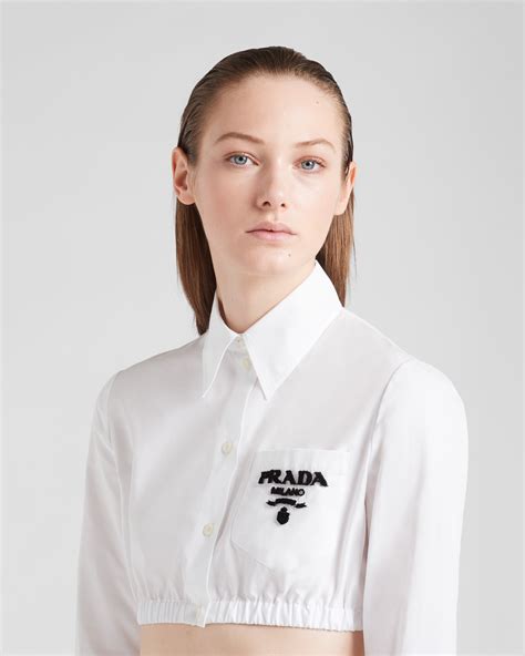 prada poplin shirt|Men's Poplin Shirt .